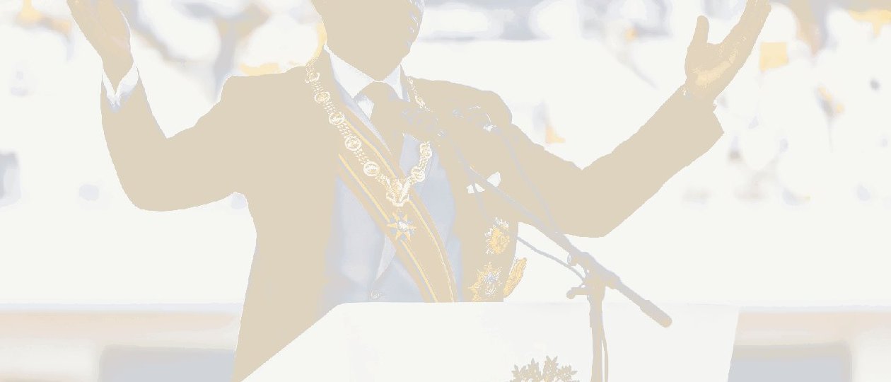 Brice Oligui Nguema lors de son investiture le 03 mai 2025